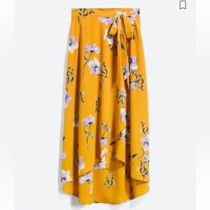 Golda Faux Wrap Midi Skirt - size L